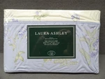 New Laura Ashley Twin Flat Sheet Periwinkle Purple Floral 200 Count Made Usa. Fixed Price $24.98.