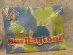 Rare Nos Vintage Vera Neumann Burlington King Flat Sheet. Fixed Price $51.00.