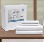 Pure Earth Tencel Blend 4-PIECE King Bed Sheet Set 300 Tc White Brand New. Fixed Price $33.00.