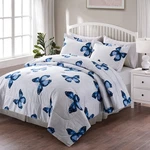 Artall Butterfly Pattern Bag Bedding 8 Piece Full/queen, Blue. Fixed Price $95.76.