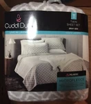 Cuddl Duds Twin Heavyweight Cotton Flannel Sheet Set Grey Geo New Tote Bag. Fixed Price $34.99.