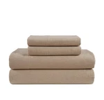 Lane Linen Cotton Flannel Sheets - Brushed Soft Lightweight Full Size Taupe. Fixed Price $79.88.