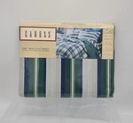 Vintage Mervyn's Caress Presidio Stripe Twin Flat Sheet No-iron Percale New Usa. Fixed Price $19.95.