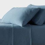 King Cotton Jersey Sheet Set Teal Heather - Threshold. Fixed Price $26.99.