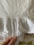 Simply Shabby Chic Solid White Ruffled Sheet Full Cottage Core. Fixed Price $27.99.