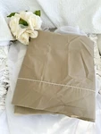 Hudson Park Collection Pumice Twin Flat Sheet Pima Cotton 500 Thread Count. Fixed Price $20.69.