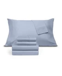 Aq Textiles 1800 Thread Count 6-P.C. Cotto Blue King Sheet Set. Fixed Price $69.99.