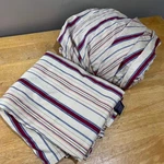 Chaps Home Casablanca Queen Sheet Set Flat & Fitted Multi Stripe Cotton Cream. Fixed Price $89.99.