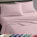 California Design Den Sheet Set - Natural 100% Cotton Queen, 15 Pink. Fixed Price $59.99.