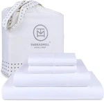 Threadmill Luxury 800 Count 100% Cotton Sheets King, Hotel White. Fixed Price $142.33.