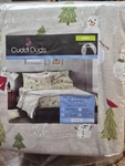 Cuddl Duds Heavyweight Flannel Sheet Set King Pattern Snowmen. Fixed Price $50.00.
