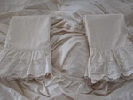 Ralph Lauren Lace Cream Embroidered Leaf Ruffled 4PC Sheet Set - Full. Fixed Price $179.99.