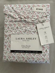 New 4PC Laura Ashley King Sheet Set Cottage Floral Evie Pinks Green & White. Fixed Price $71.24.