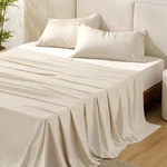 Sheets Full Size Cooling Breathable Bamboo Rayon Light Beige Bedsure Derived. Fixed Price $114.99.