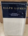 Nip Ralph Lauren Corso Campania Stripe Natural Cream King Pillowcases. Fixed Price $39.99.