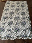 Waverly Garden Room "sweet Violets" Ruffled Twin Flat/fitted Sheets. Fixed Price $55.00.