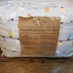 Nib Polarfleece Queen Sheets Set Christmas Lights Bulbs Holiday Gray Berkshire. Fixed Price $59.99.
