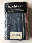 Ralph Lauren Blue Red Striped Standard Two Pillowcases New. Fixed Price $129.95.