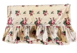 Ralph Lauren Marseilles Stripe Beige Ruffled Floral King Pillowcase Cotton Vguc. Fixed Price $24.99.