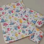Owls Twin Sheet Set 3PC 40X75 Fitted Flat Pillowcase Print Kute Kids Clean. Fixed Price $19.00.
