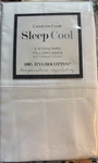 Charter Club Sleep Cool 2 Standard Pillowcases 100% Egyptian Cotton 400 Thread. Fixed Price $28.95.