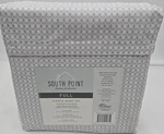 South Point Home Fashions Microfiber 6-PIECE Full Sheet Set Ernesto Tile. Fixed Price $27.89.