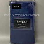 Ralph Lauren Dunham Sateen King Pillowcases Set Of 2 Cotton Cadet Blue 300TC. Fixed Price $34.19.