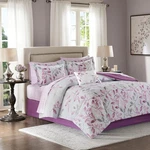 Madison Park Essentials Cozy Bed Bag Comforter 7 Piece Set Purple Twin Size. Fixed Price $60.79.