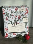 Laura Ashley Queen Sheet Set Jolly Cardinals Red 100% Cotton New !. Fixed Price $95.00.