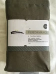 Threshold Performance King Pillowcases 400 Tc Brown River New #2728. Fixed Price $17.99.