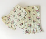 3PCS Ralph Lauren Sophie Brooke Twin Sheet Set Flat Fitted Sham Yellow W/roses. Fixed Price $49.00.
