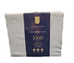 Grand Estate Hotel 1000 Thread Count Cotton Light Blue 6 Piece King Sheet Set. Fixed Price $46.80.