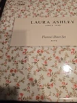 Laura Ashley King Sheet Set Floral Flannel Cotton Sweet Success Swk New. Fixed Price $89.99.