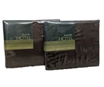 New Marshall Fields Full Sheet Set 600 Tc Sateen Pima Cotton Dark Brown. Fixed Price $39.99.