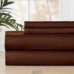 Baltic Linen Brushed Microfiber Sheet Set Chocolate Queen. Fixed Price $34.99.