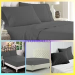 Superior Egyptian Cotton Bed Sheets 1000TC Select Item & Size Gray Solid. Fixed Price $60.11.