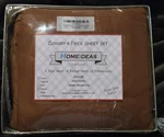 Homeideas Queen Size Bed Sheets - 4 Piece Set Extra Soft Chocolate New. Fixed Price $28.95.