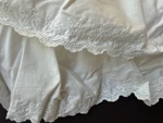 Rare New Ralph Lauren *bromley White Embroidered Full Double Bed Skirt Lace Nwt. Fixed Price $114.95.