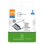 Mainstays Cotton Touch Zippered Pillow Protector, Standard/queen, 2 Pack. Fixed Price $10.22.