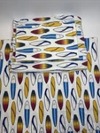 Dean Miller Surf Bedding Full Sheet Set Boards Aloha Hawaii. Fixed Price $39.99.