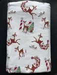 Pottery Barn Kids Full Queen Duvet Rudolph Red Nosed Reindeer Flannel Christmas. Fixed Price $36.00.