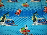 7G Thomas The Tank Engine Cotton Blend Twin Flat & Fitted Bed Sheet Set Fabric. Fixed Price $30.00.