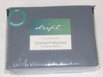Sanders Drift Collection Garment Washed 4 Pc Full Sheet Set Dusk Blue. Fixed Price $5.60.