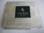 New Ralph Lauren Belmont Oaks Paisley Cream Flat Sheet - King. Fixed Price $189.99.