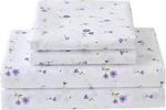 Softan Floral Sheet Set Purple Flower Bed Queen, 01. Fixed Price $34.60.