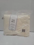 American Baby Company 100% Natural Cotton Jersey Knit Fitted Crib Sheet. Fixed Price $8.00.