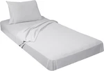 Gilbins 100% Combed T-shirt Cotton Gray Jersey Knit 3 Pc Camp Sheet Set New. Fixed Price $38.00.