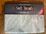 Vintage New Classic Touch King David Linen Full Sheet Set No Iron 90S Green Leaf. Fixed Price $39.99.