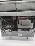 Amy Miller Home Queen Sheet Set 3 Piece Gray Soft Microfiber New 1 Fitted 2 Case. Fixed Price $20.00.