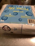 Sport-themed Sheet Set, Full-sized, New, 100% Cotton, My World Brand. Fixed Price $32.99.